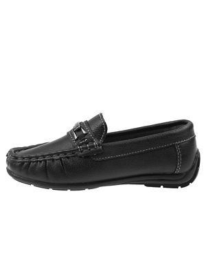 Image showing 6 th Josmo Loafer Shoes with Metal Accent for Boys' (Little-Big Kids)