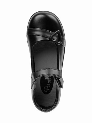 Image showing  Hook and Loop School Shoes with Decorations for Girls' (Little-Big Kids)