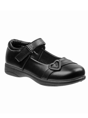 Petalia Hook and Loop School Shoes with Decorations for Girls' (Little-Big Kids)