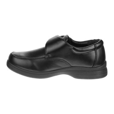 Image showing 6 th Josmo Hook and Loop Black School Shoes for Boys' (Big Kids)