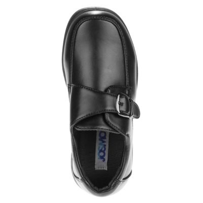 Image showing  Oxford Uniform Slip-On Comfort School Shoes with Buckle Detail (Toddler-Little Kids)