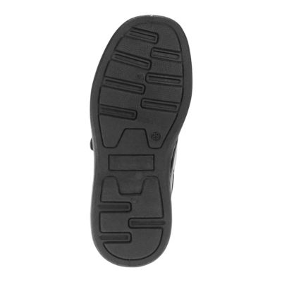 Image showing 1 th Josmo Oxford Uniform Slip-On Comfort School Shoes with Buckle Detail (Toddler-Little Kids)