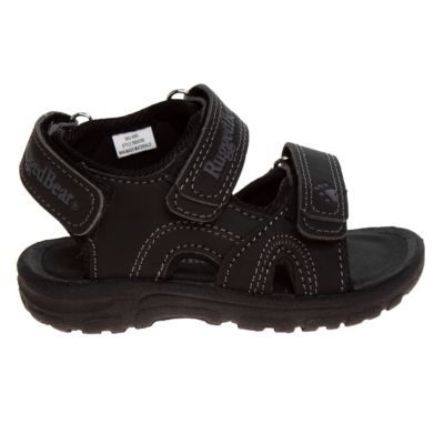 Image showing  Double Hook and Loop Sports Open Toe Sandals with Cool Pattern (Toddler/Little Kids)