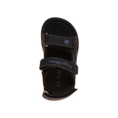 Image showing  Double Hook and Loop Sports Open Toe Sandals with Cool Pattern (Toddler/Little Kids)