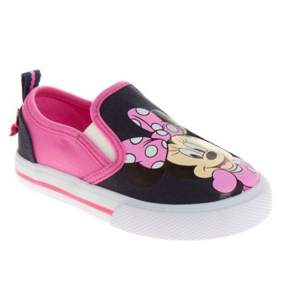 Disney Minnie Mouse Slip-On Canvas Sneakers, Toddler/Little Kids