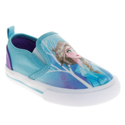 Image showing 0 th Disney Frozen Slip On Canvas Sneakers, Toddler/Little Kids