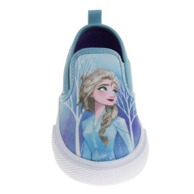 Image showing 3 th Disney Frozen Slip On Canvas Sneakers, Toddler/Little Kids