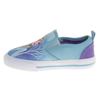 Image showing 6 th Disney Frozen Slip On Canvas Sneakers, Toddler/Little Kids