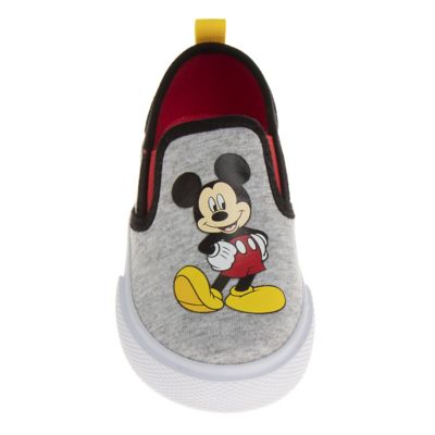 Image showing  Mickey Mouse Slip On Canvas Sneakers (Toddler-Little Kids)