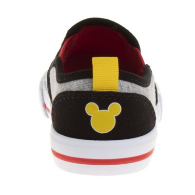Image showing 5 th Disney Mickey Mouse Slip On Canvas Sneakers, Toddler/Little Kids