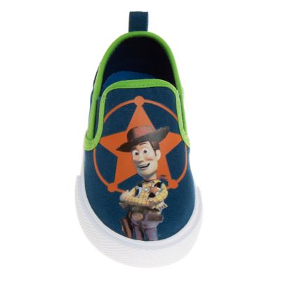Image showing  Pixar Toy Story Boys' Slip On Canvas Sneakers (Toddler-Little Kids)