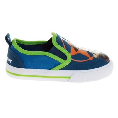 Image showing  Pixar Toy Story Boys' Slip On Canvas Sneakers (Toddler-Little Kids)