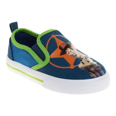 Image showing  Pixar Toy Story Boys' Slip On Canvas Sneakers (Toddler-Little Kids)