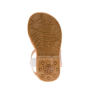 Image showing  Open-Toe Flat Footbed Sandals For Girls' (Toddler-Little Kids)
