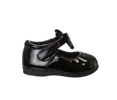 Image showing  Toddler Girls Mary Jane Flats Non-Slip Soft Sole Dress Shoes with Bow