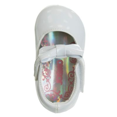 Image showing  Toddler Girls Mary Jane Flats Non-Slip Soft Sole Dress Shoes with Bow