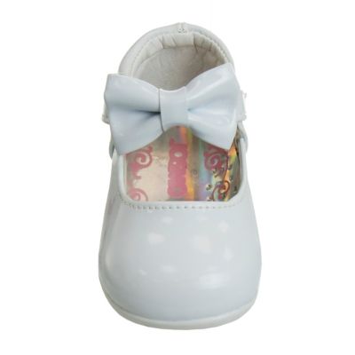 Image showing  Toddler Girls Mary Jane Flats Non-Slip Soft Sole Dress Shoes with Bow
