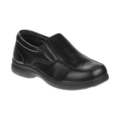 Image showing  Slip-On Black School Shoes for Boys' (Little-Big Kids)