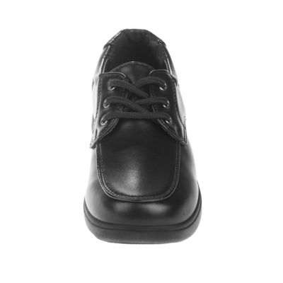 Image showing  Lace-Up Black School Shoes for Boys', Little/Big Kids