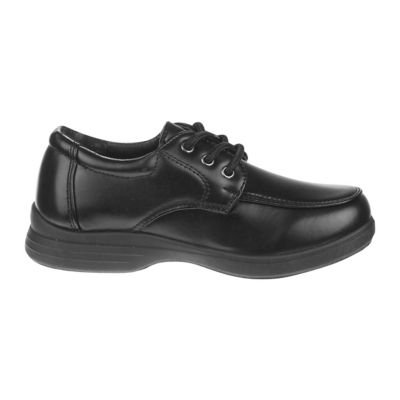 Image showing  Lace-Up Black School Shoes for Boys', Little/Big Kids