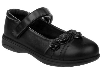 Image showing 0 th Petalia Hook and Loop School Shoes with Decorations for Girls' (Little-Big Kids)