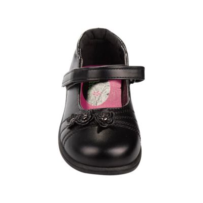 Image showing 3 th Petalia Hook and Loop School Shoes with Decorations for Girls' (Little-Big Kids)