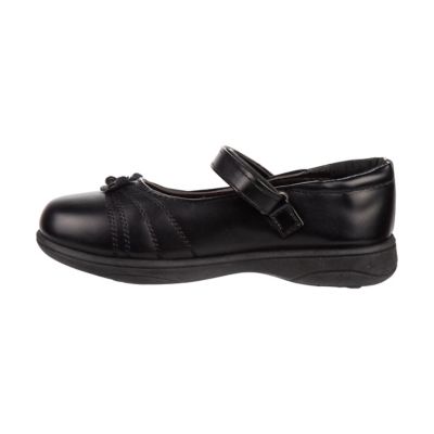 Image showing 6 th Petalia Hook and Loop School Shoes with Decorations for Girls' (Little-Big Kids)