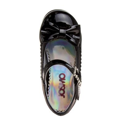 Image showing  Dressy Low-Heeled Patent Leather Shoes with Decorative Knot for Girls', Toddler/Little Kids