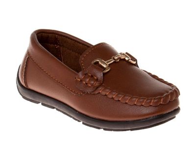 Josmo Little Kids/Boys Loafer Shoes Penny Loafer Casual Slip-On Moccasin Flats for Boys Dress Shoes, Little/Big Kids