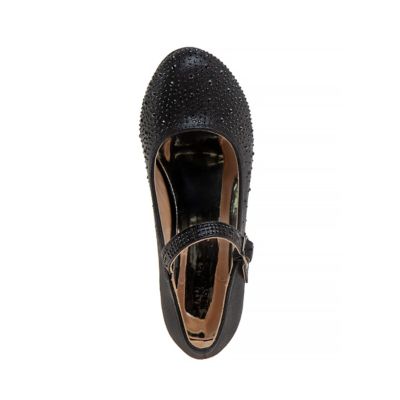 Image showing  Buckle Sparkly Glittery Dress Shoes (Toddler-Little Kids)