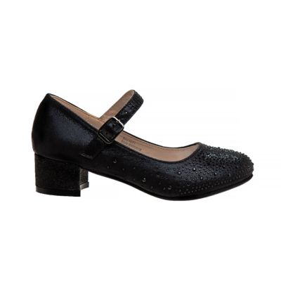 Image showing  Buckle Sparkly Glittery Dress Shoes (Toddler-Little Kids)
