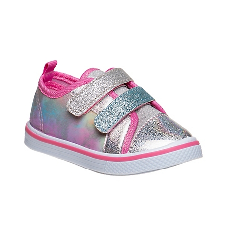 Laura Ashley Hook and Loop Bright Colors Sneakers (Toddler-Little Kid)