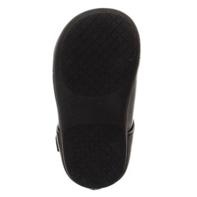 Image showing  Baby Girls' Mary Jane Flats with Flower Detail Non-Slip Sole Wedding Flower Girls' Shoes (Infants/Toddler Sizes)