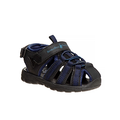 Beverly Hills Polo Club Hook and Loop Open Toe Sport Sandals (Little-Big Kids)