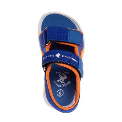 Image showing  Double Hook and Loop Open Toe Sports Sandals for Active Boys' (Toddler-Little Kids)