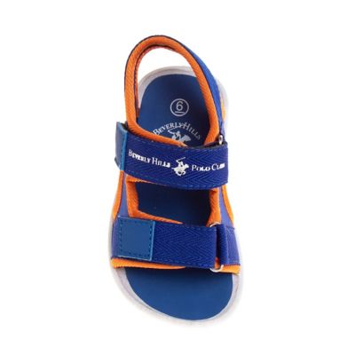 Image showing  Double Hook and Loop Open Toe Sports Sandals for Active Boys' (Toddler-Little Kids)