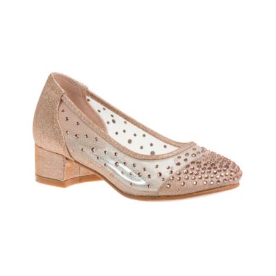 Badgley Mischka Heel Dress Shoes with Encrusted Beads (Little-Big Kids)
