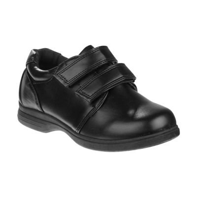 Josmo Hook and Loop Black School Shoes for Boys' (Little Kids)