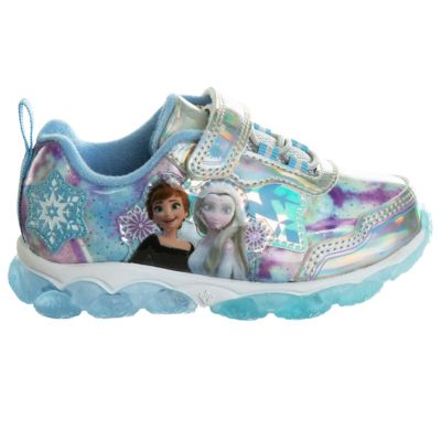 Image showing  Frozen Anna & Elsa Light-Up Sneakers, Toddler/Little Kids