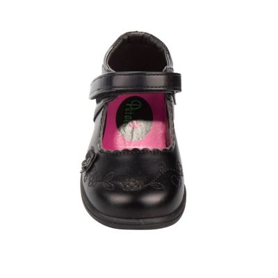 Image showing 3 th Petalia Hook and Loop School Shoes with Decorations for Girls' (Little-Big Kids)