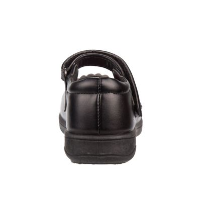 Image showing 5 th Petalia Hook and Loop School Shoes with Decorations for Girls' (Little-Big Kids)