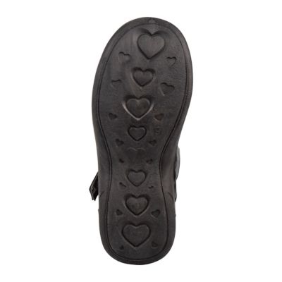 Image showing  Hook and Loop School Shoes with Decorations for Girls' (Little-Big Kids)
