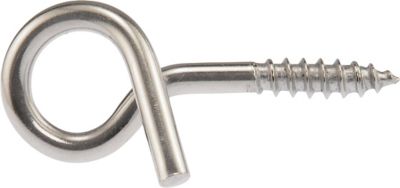 Image showing  Quick Hanger Stainless Steel Open Screw Eye Bolts, 2-Pack