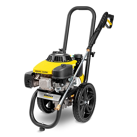 Karcher 2,900 PSI 2.6 GPM Gas Cold Water G 2900 E Axial Pump Pressure Washer with 4 Nozzle Attachments