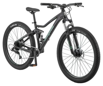 Mongoose 27.5 in. Impasse Dual Suspension Mountain Bike, Matte Black