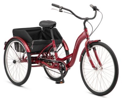 Schwinn 26 in. Meridian Comfort Adult Tricycle, Burgundy