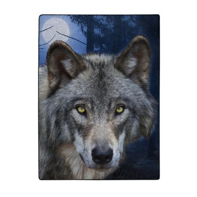Northwest Lupine Stare Rachel Throw Blanket, 60 in. x 80 in.