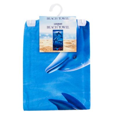 Image showing  Dolphin Play Beach Towel, 30 in. x 60 in.