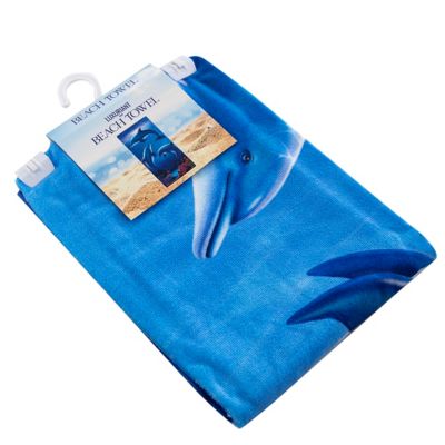 Image showing  Dolphin Play Beach Towel, 30 in. x 60 in.