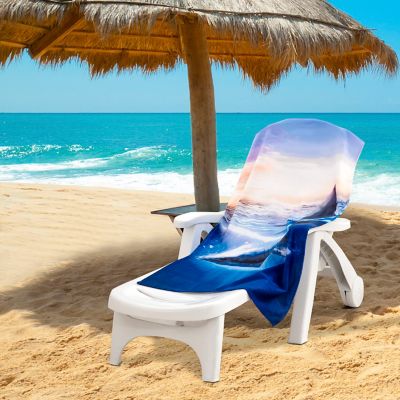 Image showing  Great White Beach Towel, 30 in. x 60 in.